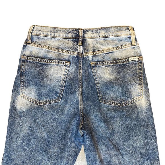Ella Moss High Waist Straight Ankle Jeans Womens Junior 27 Acid Wash Mom Jeans - Picture 5 of 9